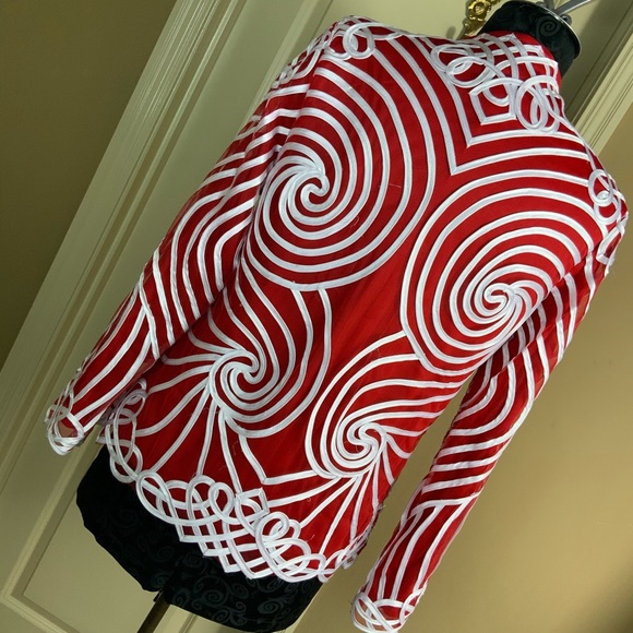 Serafina Jacket Sheer Embellished Evening #N1 - Picture 4 of 6